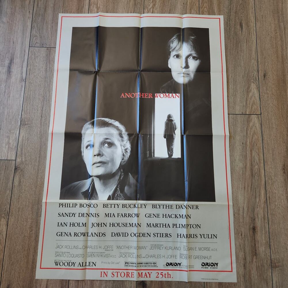 Another Woman 1988 Promo Complete Press Kit w/Poster Mia Farrow Orion